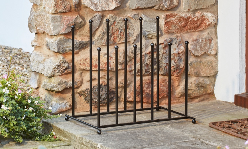 Image 8: Two-Tier Boot Stand