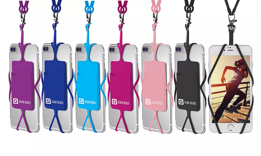 Gear Beast Universal Smartphone Lanyard Necklace and Wrist Strap - Primary Image