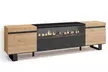 TV-Schrank mit/ohne LED-Elektrokamin im Modell und in der Farbe nach Wahl - Second Medium