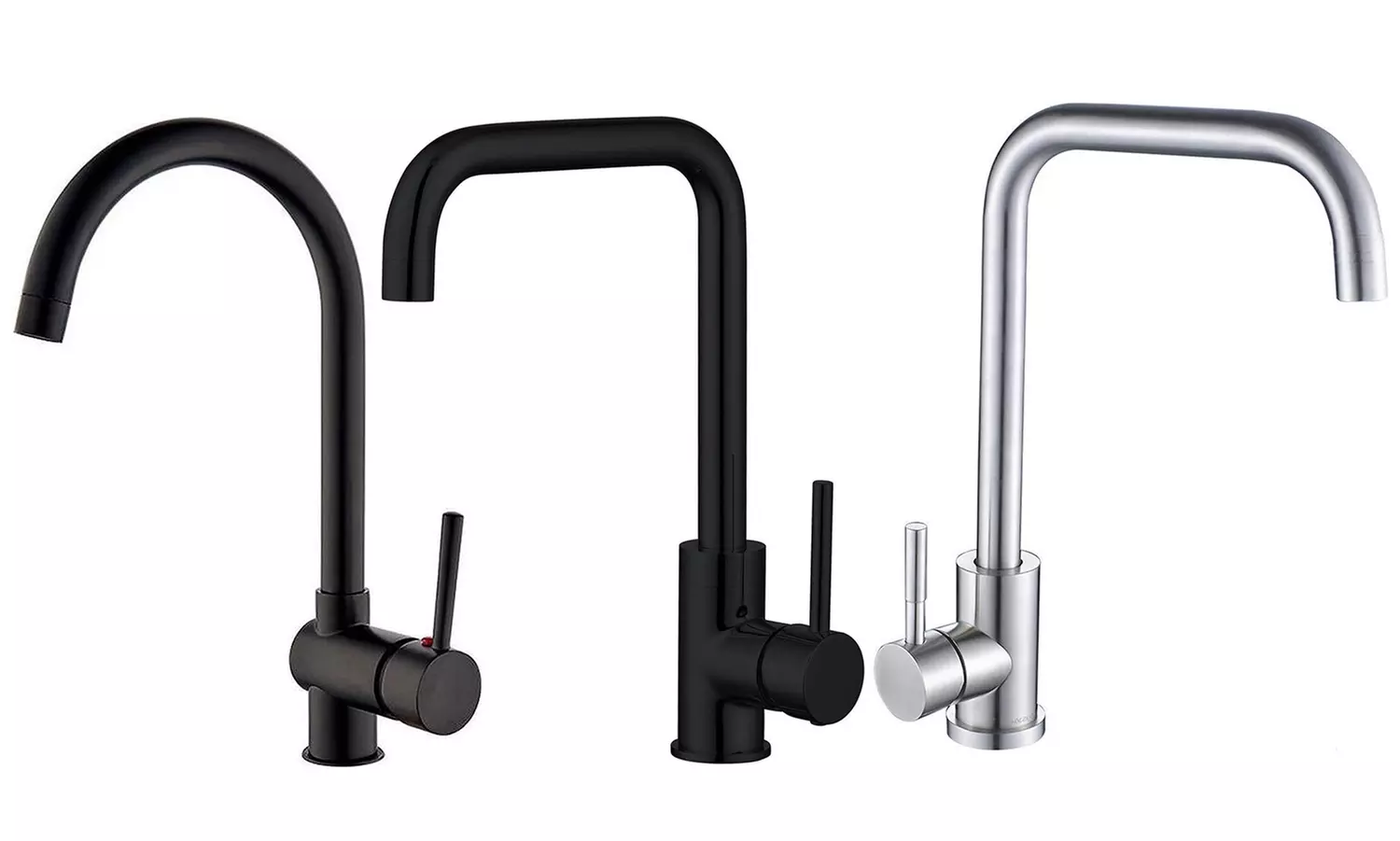 Robinets de cuisine en acier inoxydable "iBella Living Orlando", modèle au choix - Primary Image