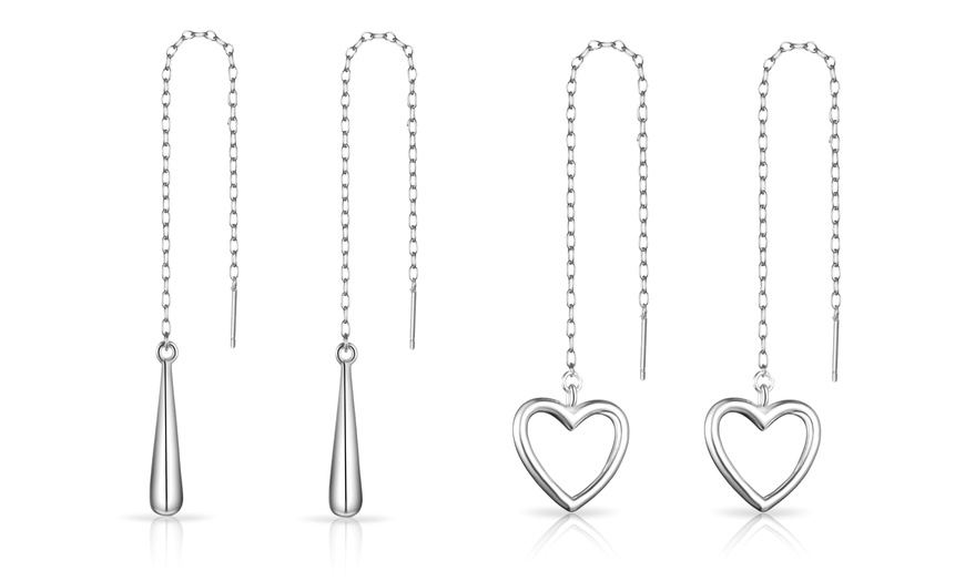 Image 9: Pendientes de plata Philip Jones