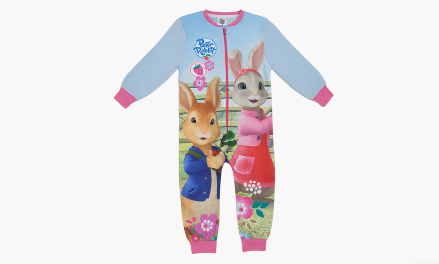 Image 5: Girls' Micro-Fleece Character Onesie