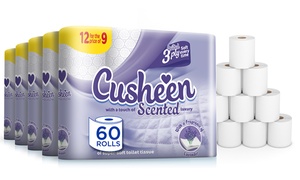 60 or 120 Rolls of Cusheen Quilted Lavender