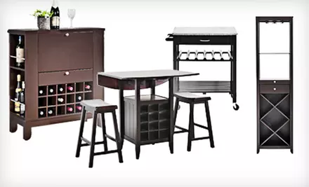 Baxton Studios Wine Carts and Cabinets (Up to 64% Off). Four Options Available. Free Shipping and Free Returns. - Primary Image