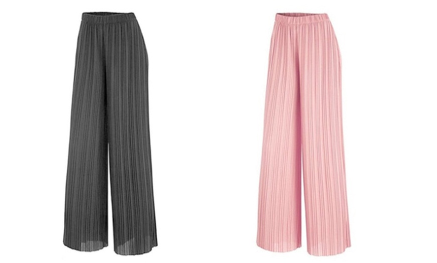 Image 10: Women's Pleated Trousers