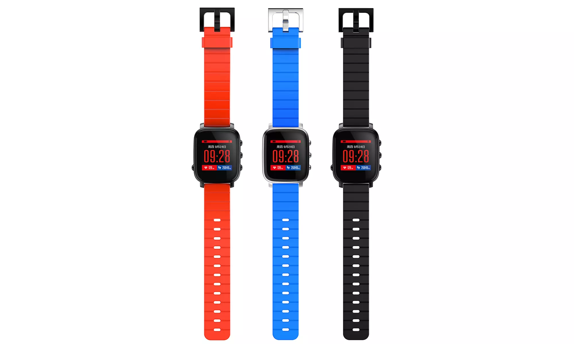 TechComm SMA Series Q2 Heart Rate Water-Resistant Smartwatch - Primary Image