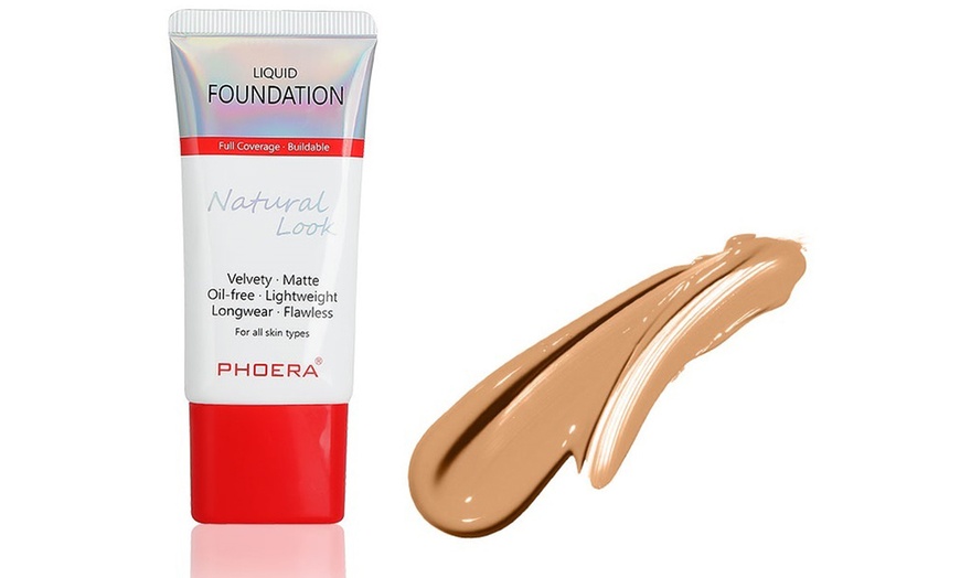 Image 8: Phoera Velvety Matte Lightweight Liquid Foundation