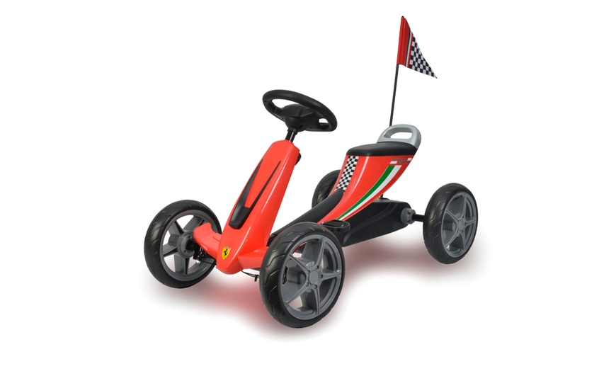 Image 5: Kids Ferrari Licensed Go-Kart