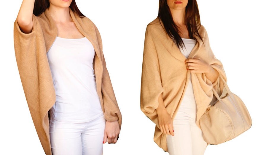 Image 8: Women's Oversize Batwing Cardigan