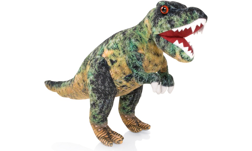 Image 5: Set of Three Jumbo Plush Dinosaurs