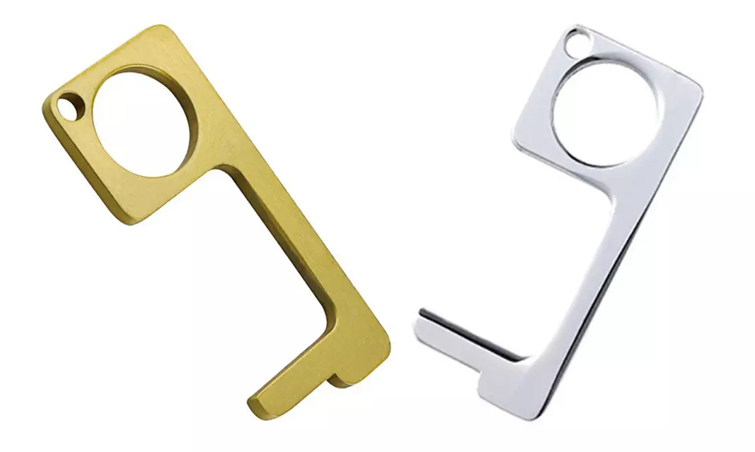 LGU Touch-Free Door-Opening and Button-Pushing Keychain Tool (2-Pack) - Primary Image