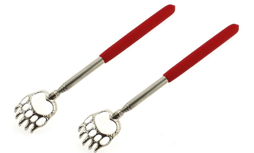 Image 6: Up to Three Telescopic Bear Claw-Design Back Scratchers