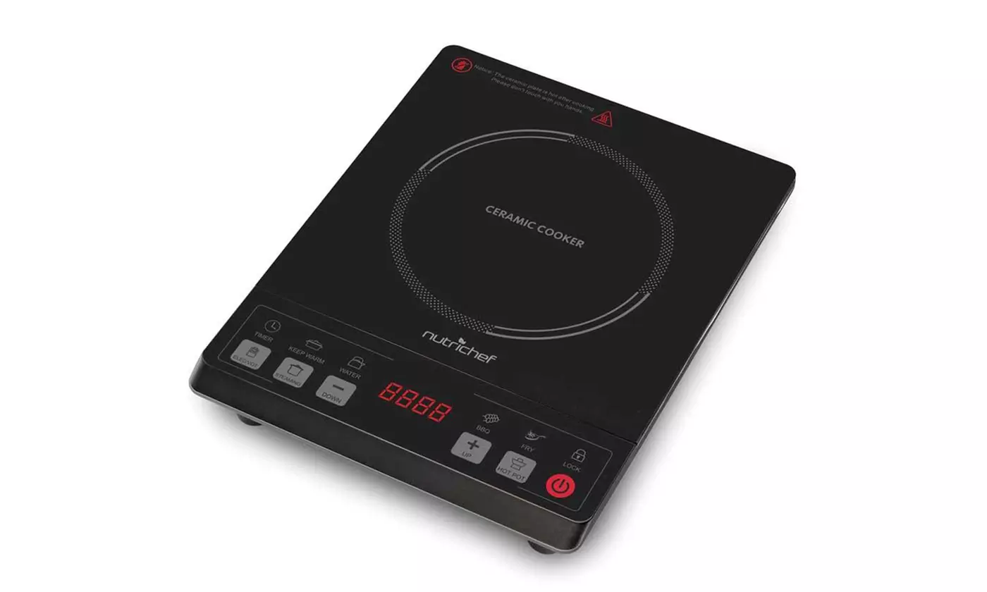 Ceramic and Tempered-Glass Countertop Burner - Second Medium