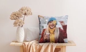 Classic or Premium or Standard Personalised Photo Cushion 