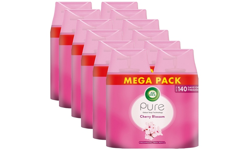 Image 2: Air Wick Pure Cherry Blossom Freshmatic Refill Twin-Pack