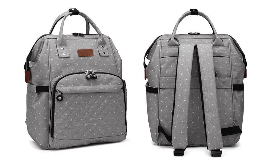 Image 9: Miss Lulu Functional Backpack