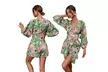 Women's Floral-Print Tie Knot Wide-Leg Romper - Second Medium