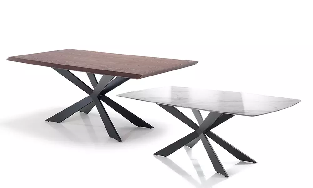 Table à piétement métallique, modèle "Nook" ou "Pulse" au choix, livraison offerte - Primary Image