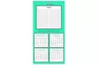 2020 Fitness 16-Month Wall Calendar Planner with Reminder Stickers - Second Medium