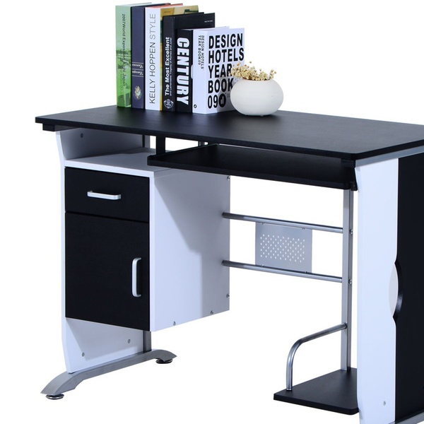 Up To 39 Off Homcom Computer Desk With Sli Groupon