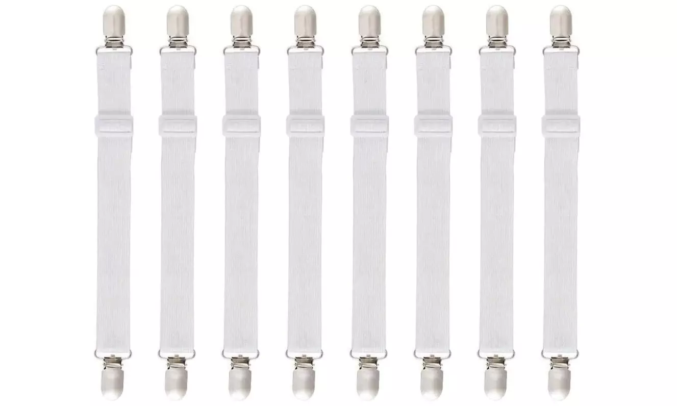 4, 8 ou 12 pinces pour draps de lit