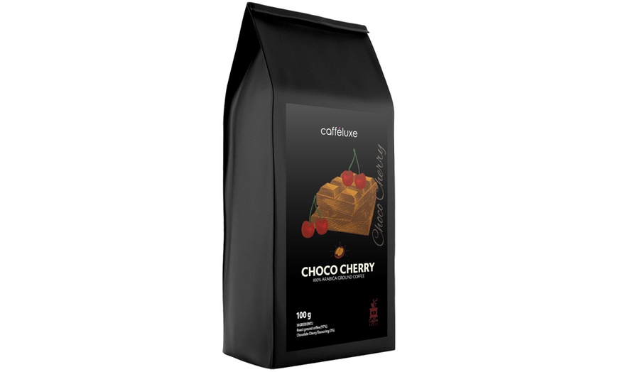 Image 3: Caffeluxe Six 100g bags Flavoured Ground Coffee Gift Set