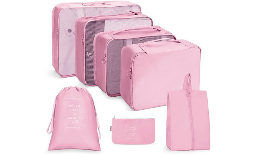 Image 6: Set of Seven Travel Storage Bags