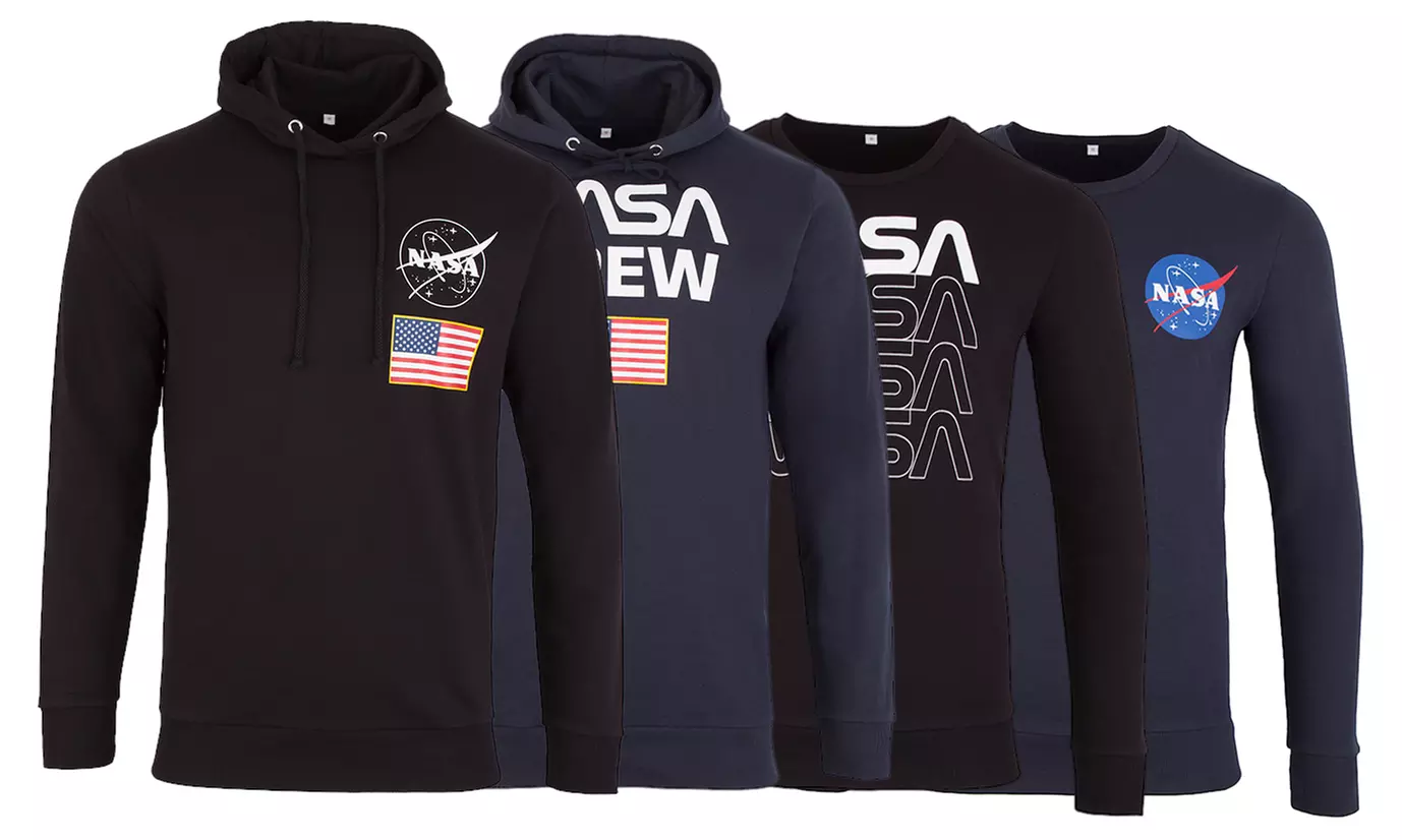 Men's NASA Print Hoodie or Sweatshirt - Primary Image