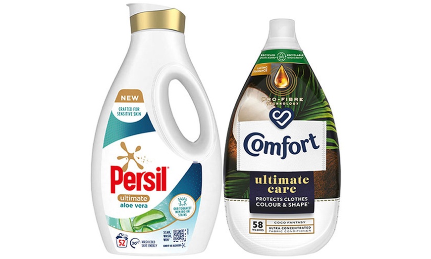 Image 16: Persil Ultimate Washing Liquid Detergent and Comfort Ultimate Care