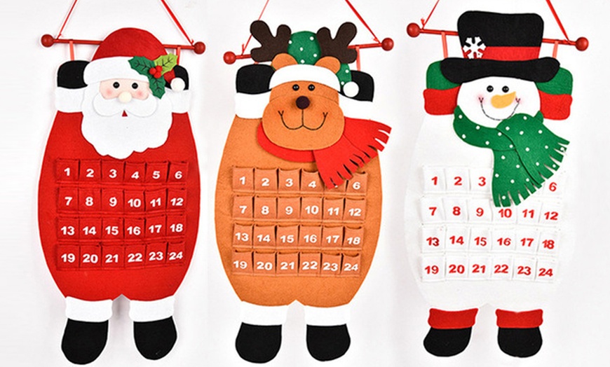 Image 3: Cloth Christmas Advent Calendar 