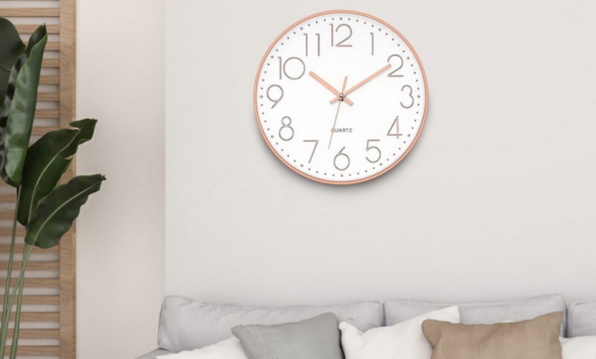 Image 2: Stylish 12'' Wall Clocks