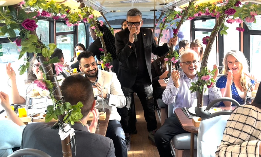 Image 1: Bollywood Night Bus with Live Singer (Through April 1, 2025)