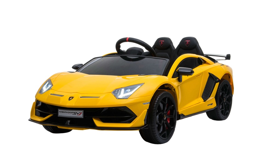 Image 25: Lamborghini Aventador Kids' Electric Ride-on Toy Car