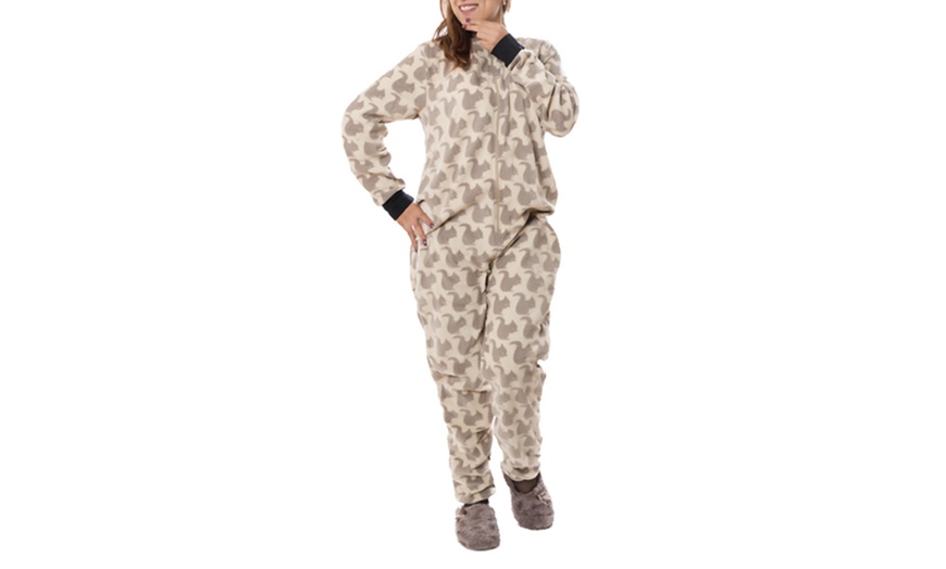 Image 6: Women's Fleece Onesie