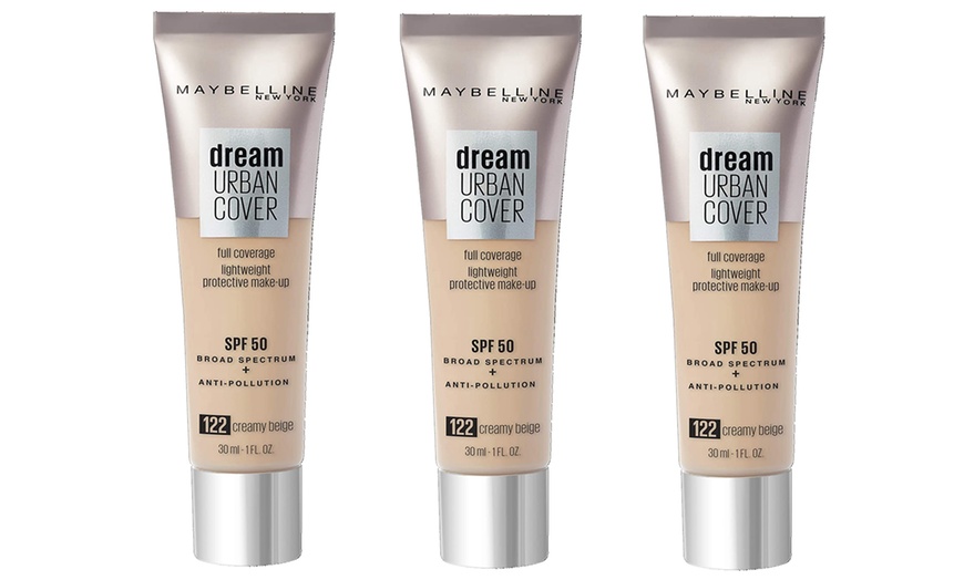 Image 6: Three-Pack of Maybelline Foundation