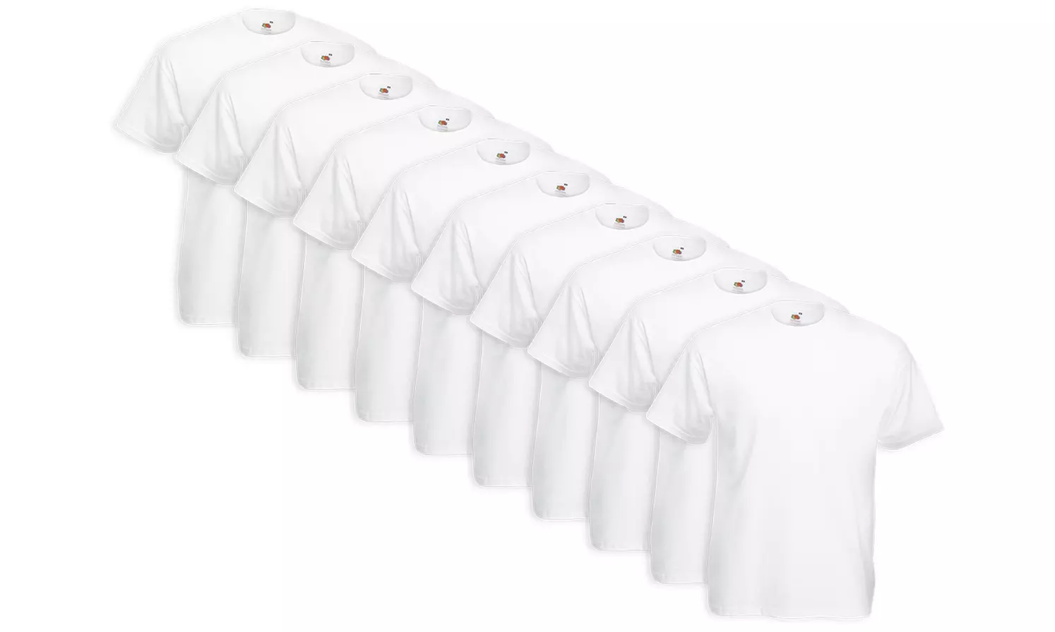 10er-Pack Fruit of the Loom Herren-T-Shirts