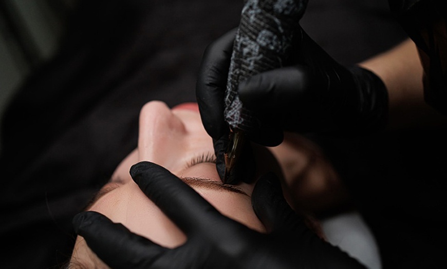 Image 1: Unlock Flawless Beauty: Nano Brows, and Powder or Combo Brows! 