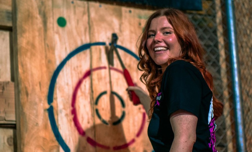 Image 3: Fun Awaits: 1-Hour Axe Throwing for Up to 10 Players at MANIAX SYDNEY