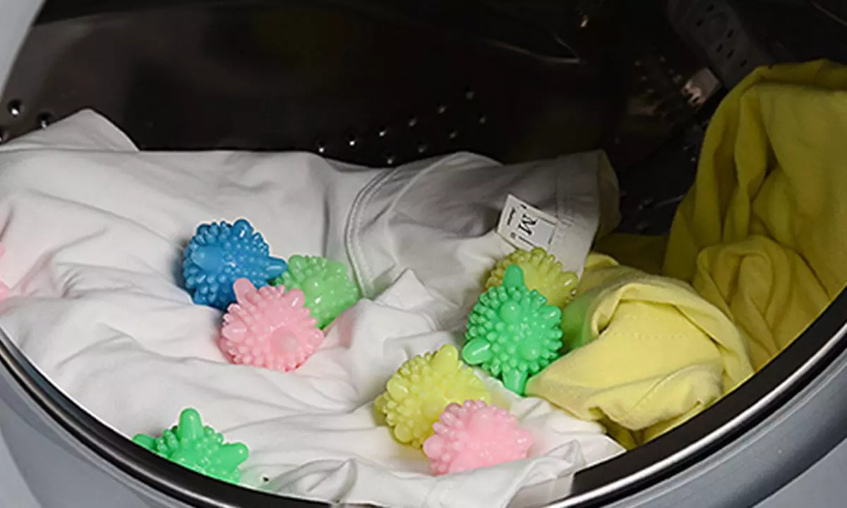 Pack of Ten PVC Laundry Balls