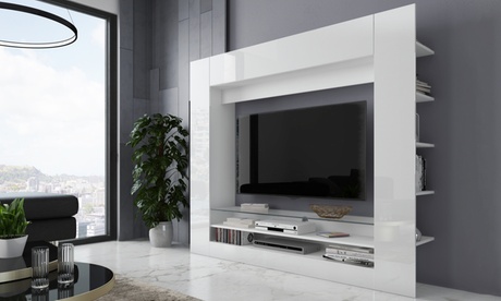 Parete soggiorno di design Kubo