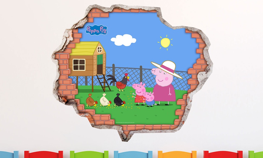 Image 5: Peppa Pig Vinyl Wall Stickers