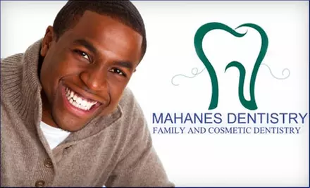 Teeth Whitening or Consultation, X-rays, and Teeth Cleaning at Mahanes Dentistry. Choose Between Two Options.   - Primary Image