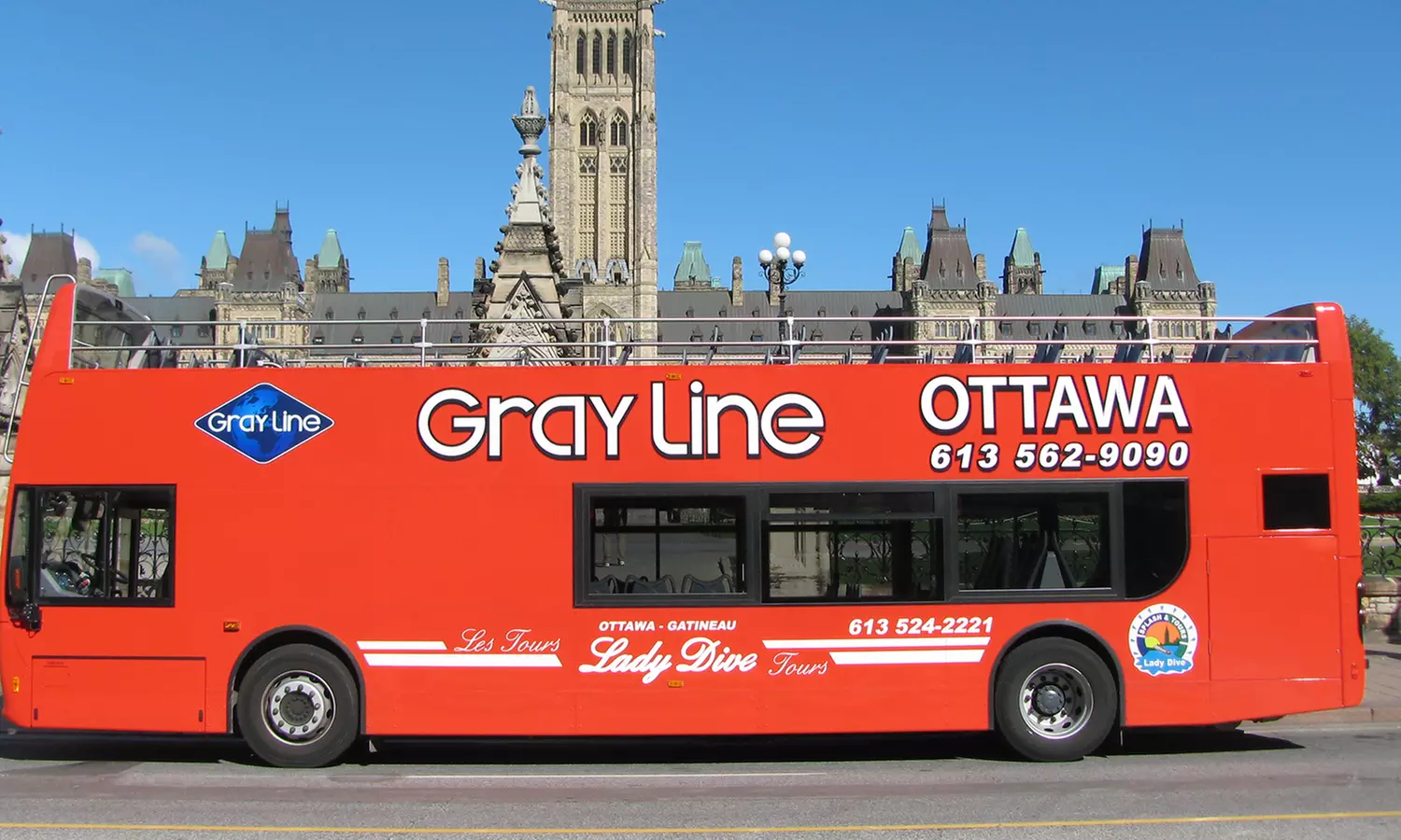 C$16.50 for 90-Minute Double Decker Bus City Tour for One Person from Gray Line Ottawa (C$25 Value) - Second Medium