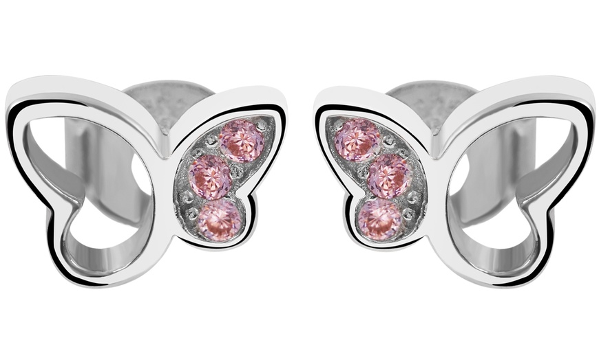 Image 16: 1, 2 ou 3 boucles d'oreilles goujons en argent sterling pour enfants