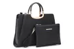 DS COLLECTION Grace Fashion Briefcase Satchel with Matching Pouch - Second Medium