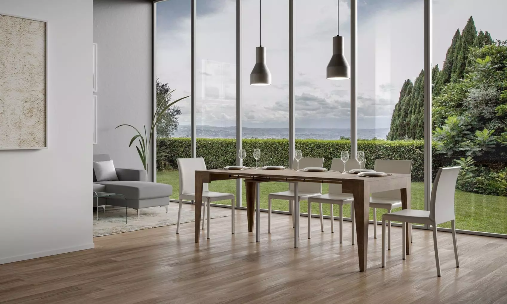 Mesa Consola Extensible Isotta