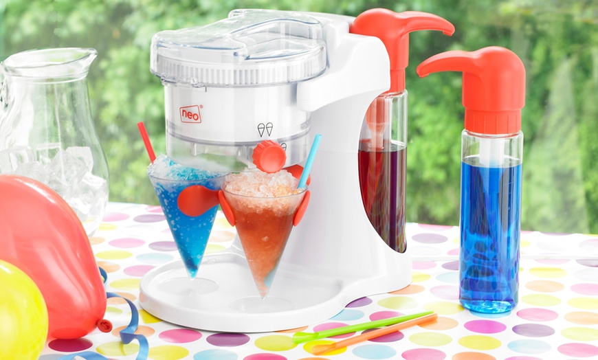 Image 1: Neo Snow Cone and Slushy Maker Machine