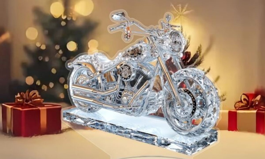 Image 4: Motorbike Acrylic 2D Desktop Decoration