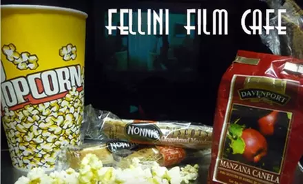 $5 for $10 Worth of Cappuccino, Fare, and Movies at Fellini Film Cafe  - Primary Image