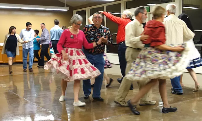 Explore 10-week square dance classes in Concord with Clutch Busters, available for one or two people, and enjoy up to 50% off - Primary Image